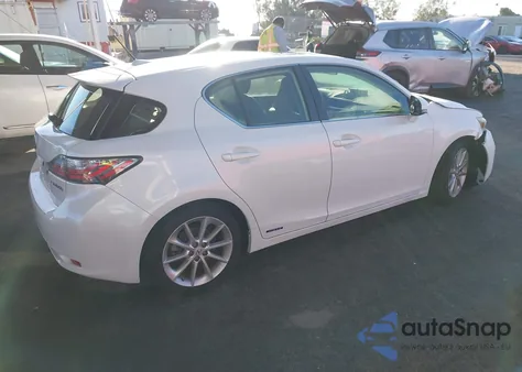 2012 Lexus Ct 200H Premium z USA, uszkodzony, nr VIN JTHKD5BH8C2076232